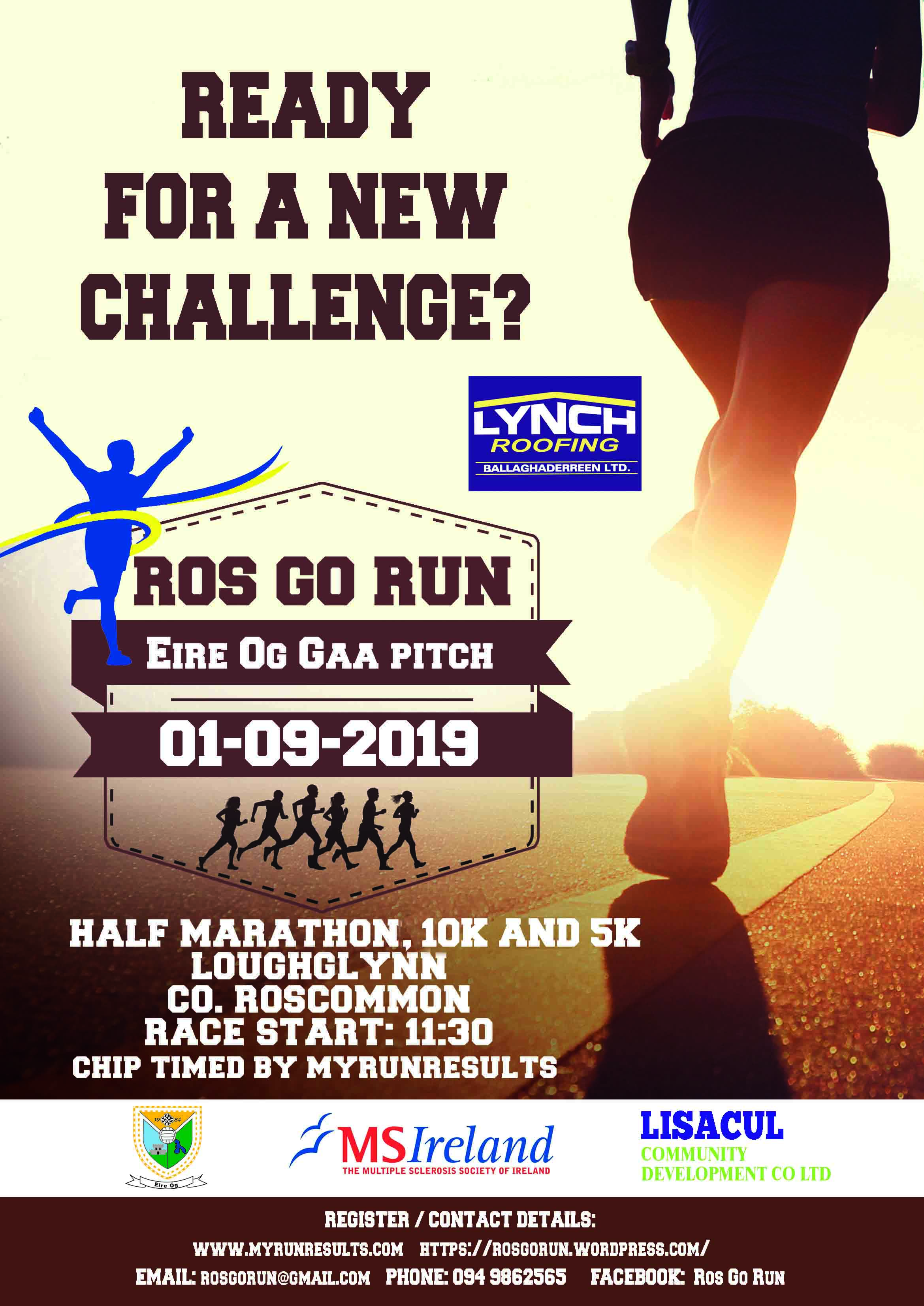 ROS GO RUN 2019,1/2 Marathon,10km & 5Km