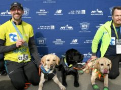 Blind Man and His Dogs Make History at NYC Half Marathon