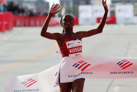 Kenya’s Brigid Kosgei sets women’s marathon record at 2019 Chicago Marathon