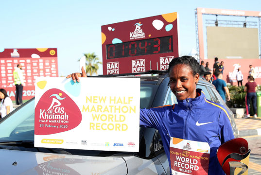 Ababel Yeshaneh Smashes World Record Half Marathon