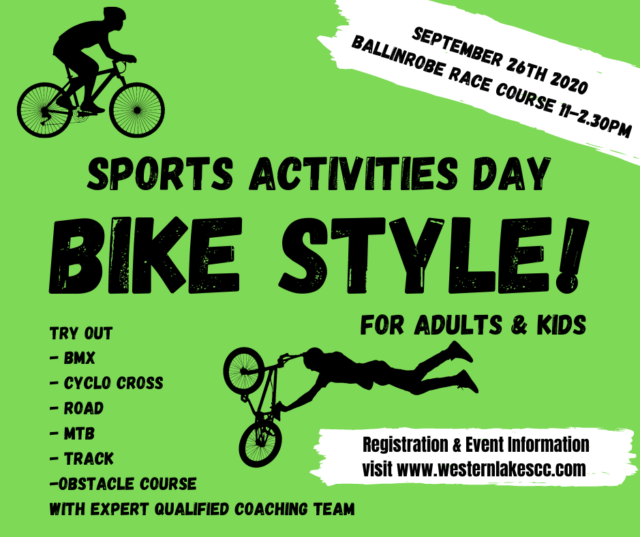 Bike activities day Sept 26th 2020 poster